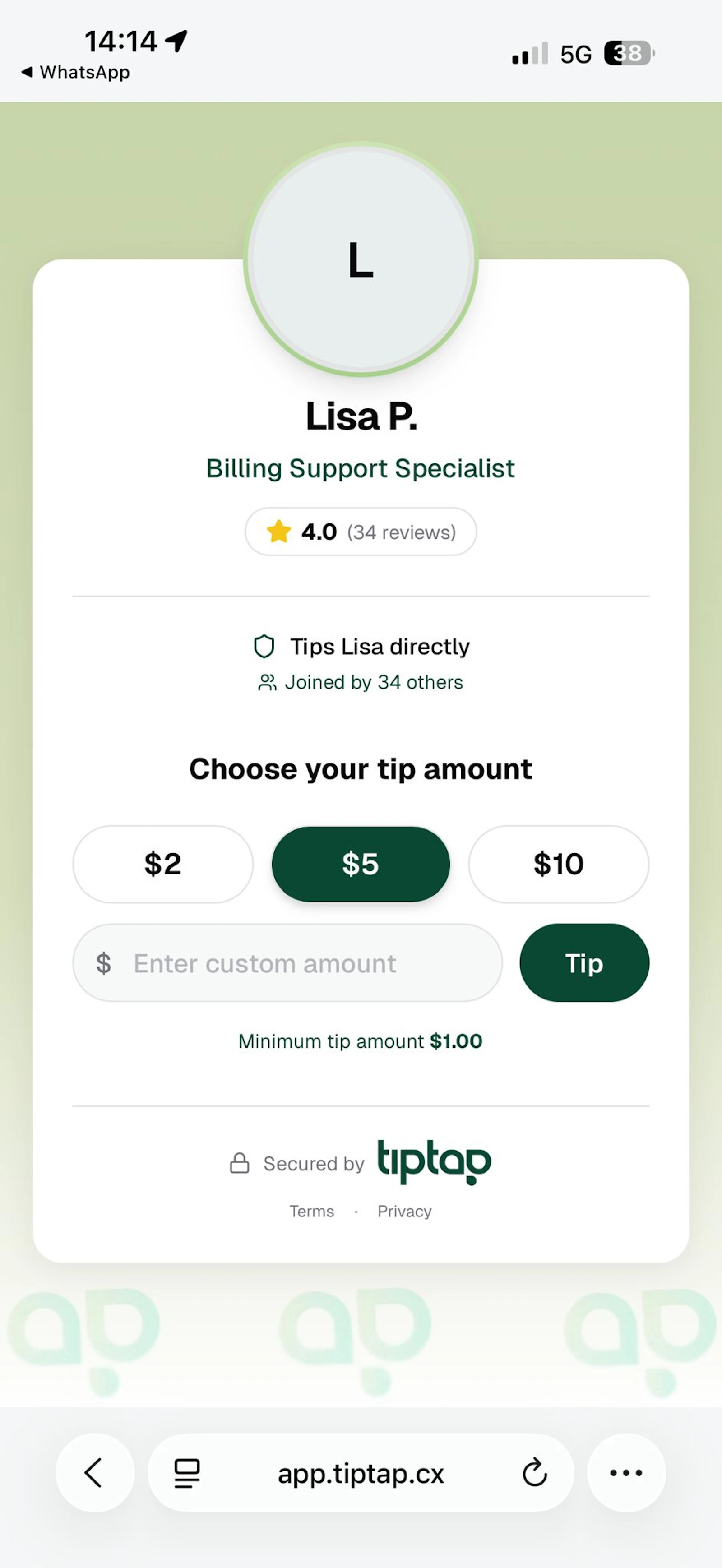 TipTap screenshot 2