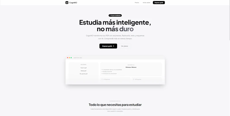 CognitIO — IA para el estudio screenshot 5