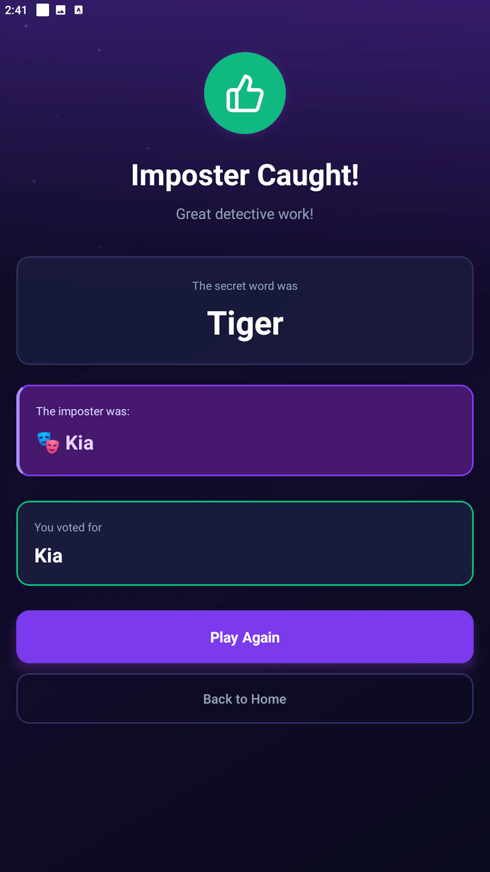 Imposter Fun Party Game screenshot 5