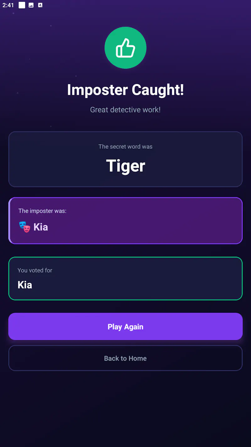 Imposter Fun Party Game screenshot 5