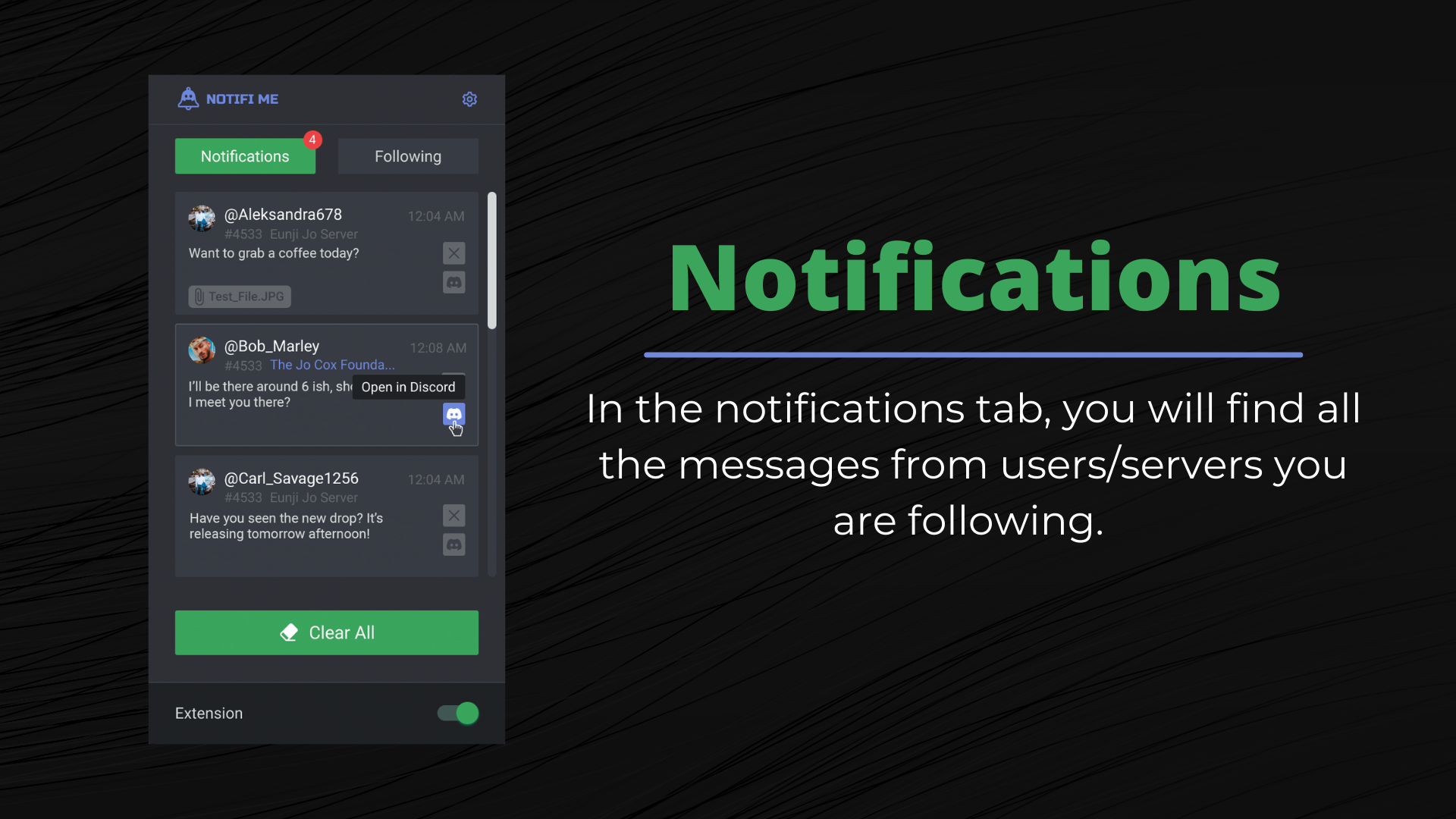 Notifi Me - Discord Notification Plugin gallery image