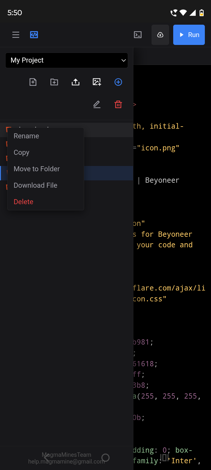 Beyoneer IDE gallery image