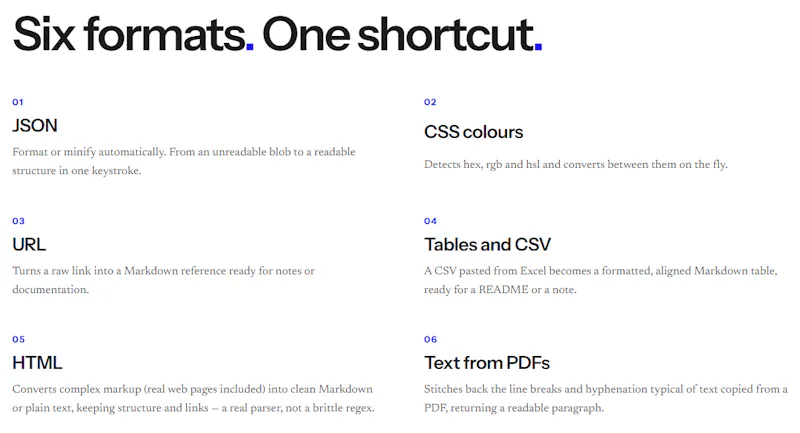 SmartPaste screenshot 2