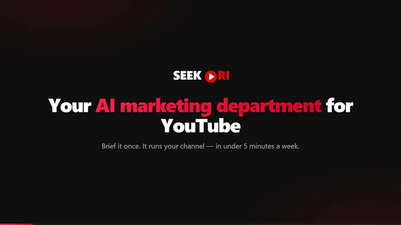 SEEKORI screenshot 1 (video preview)