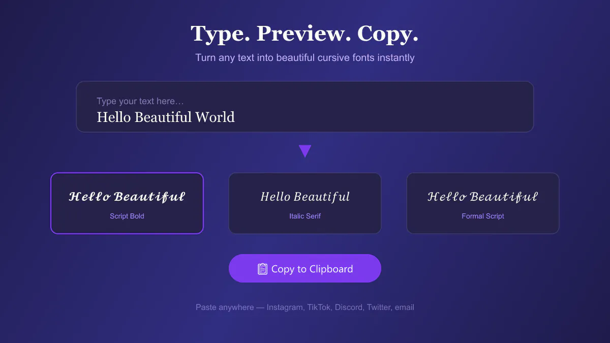 Cursivify gallery image