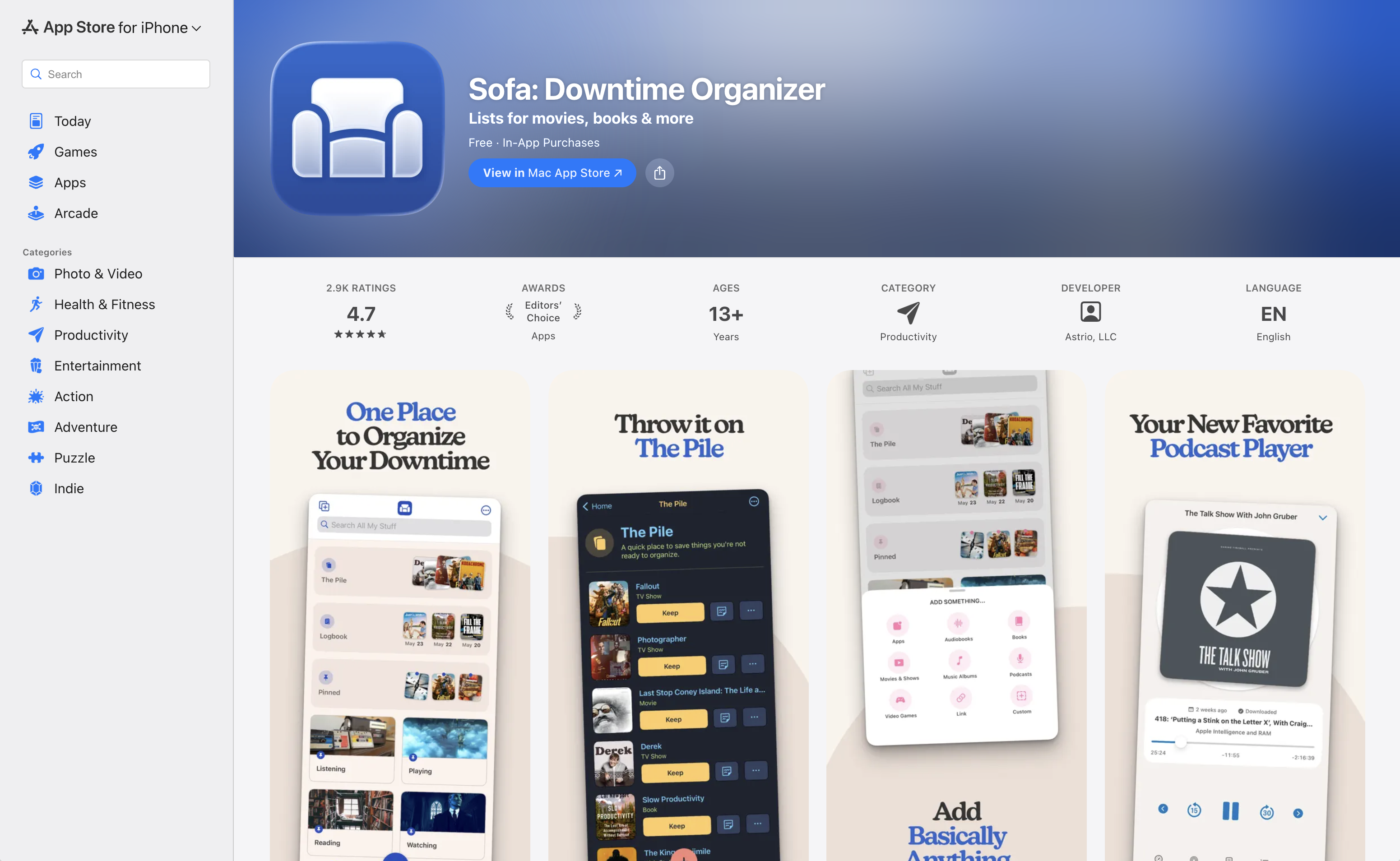 Apple App Store - Screenshot 5 preview