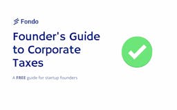 Founder's Guide to Corporate Taxes media 1