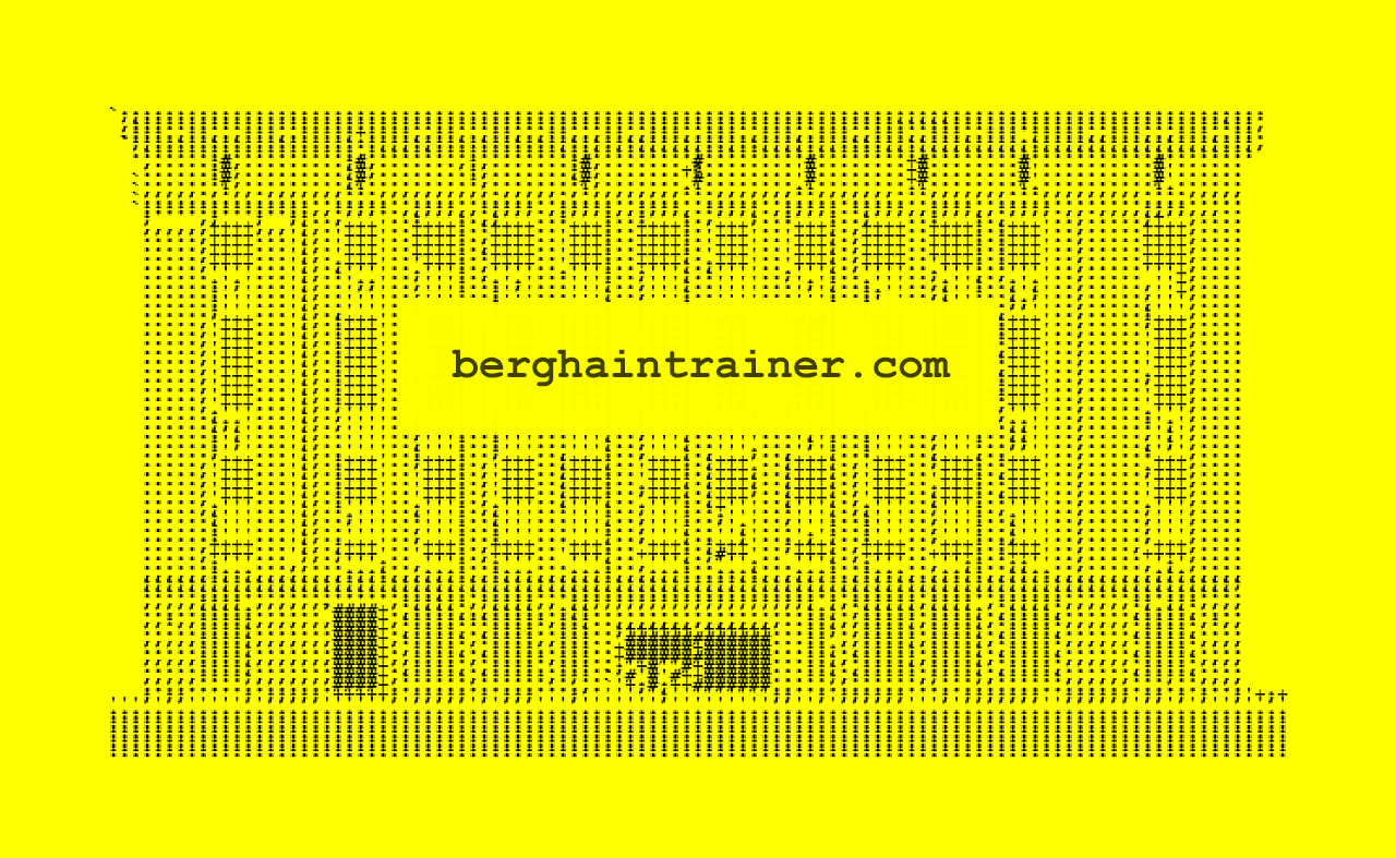 Berghaintrainer.com gallery image