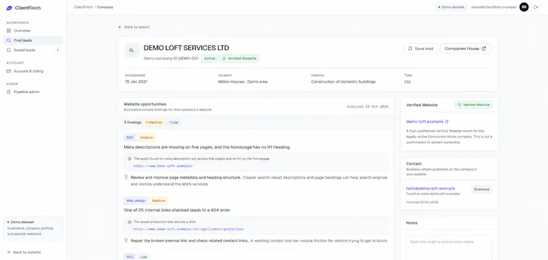 Client Finch screenshot 3