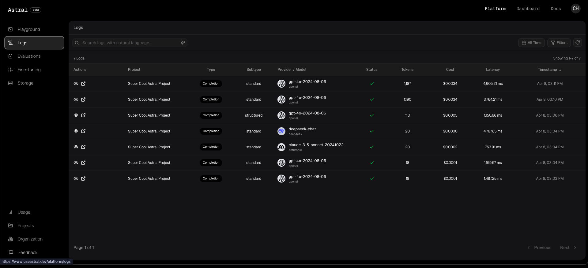 Astral gallery image