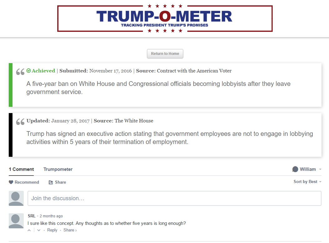 Trump-O-Meter gallery image