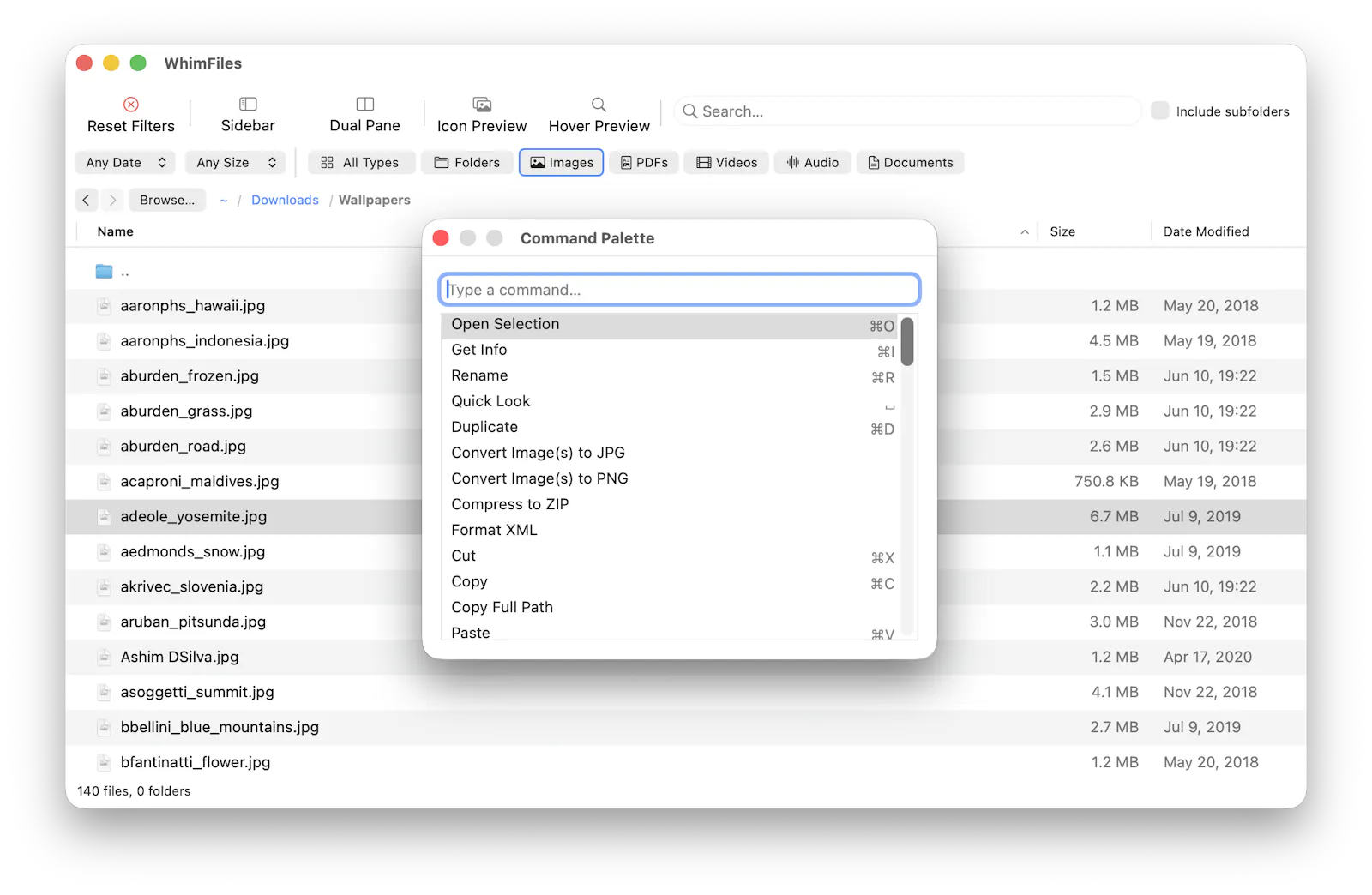 WhimFiles screenshot 4