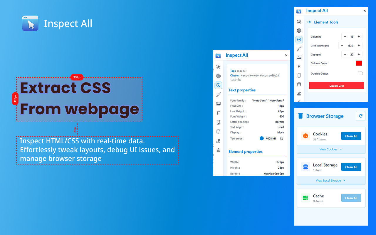 Inspect All - Screenshot 3 showing product features and functionality