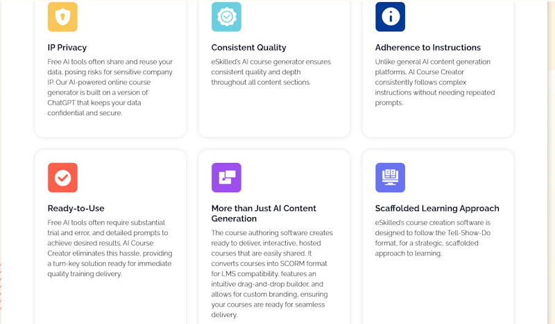 eSkilled AI Course Creator screenshot 2