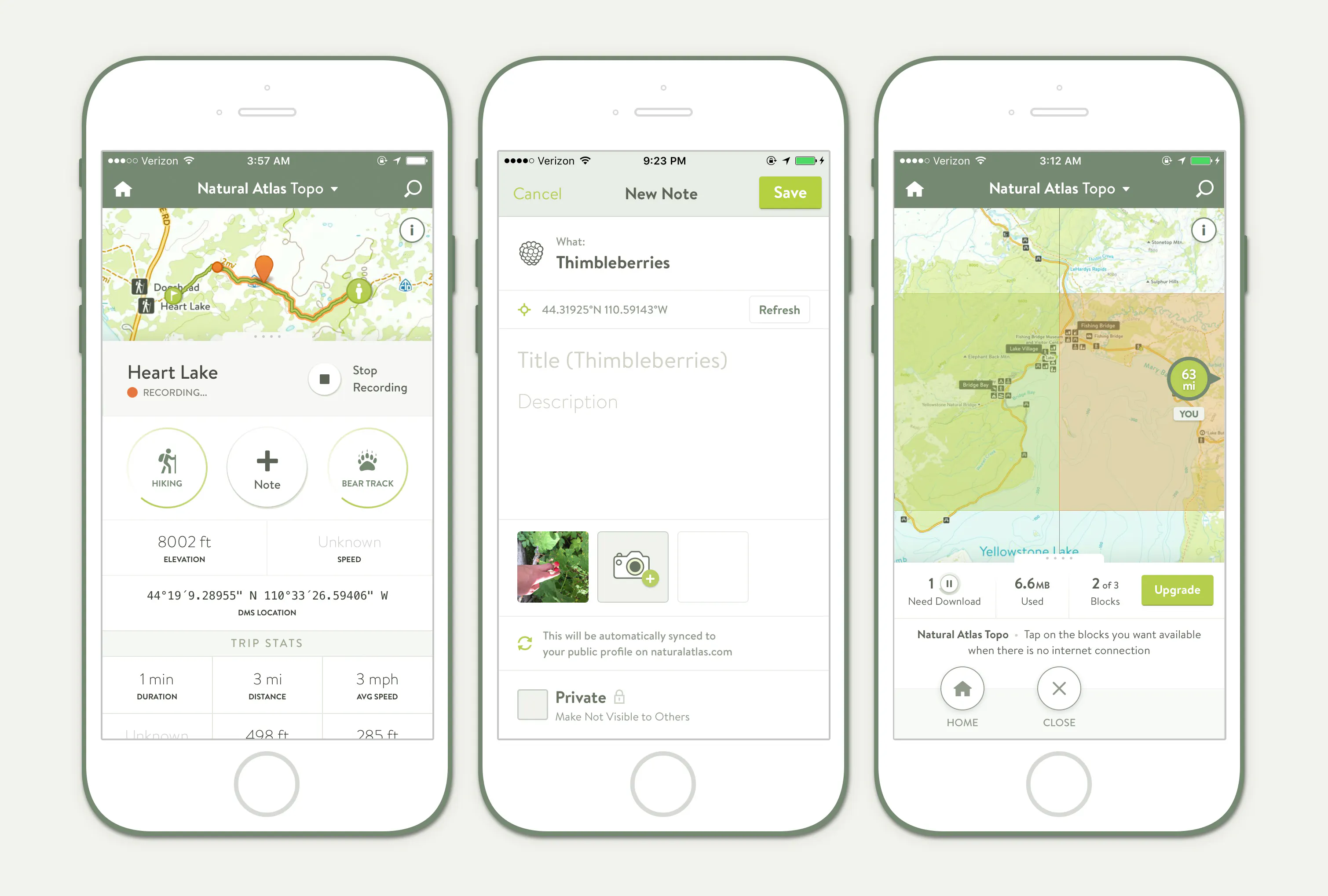 Natural Atlas iOS App