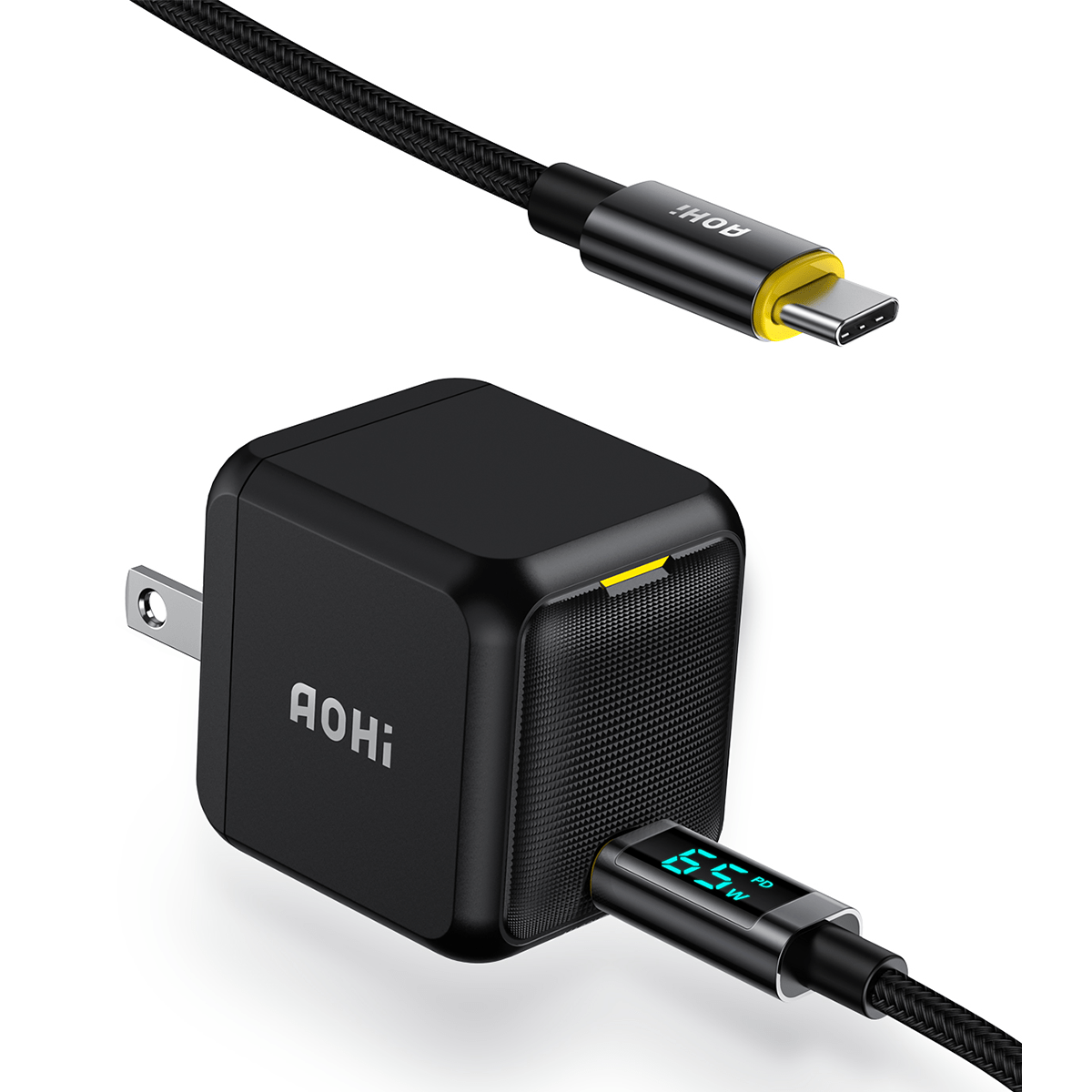 Aohi Magcube 65W PD Pengecas Cepat