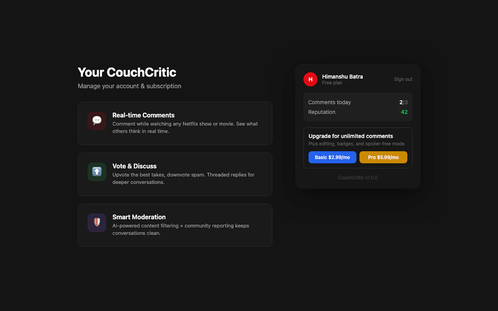 Couch Critic screenshot 4