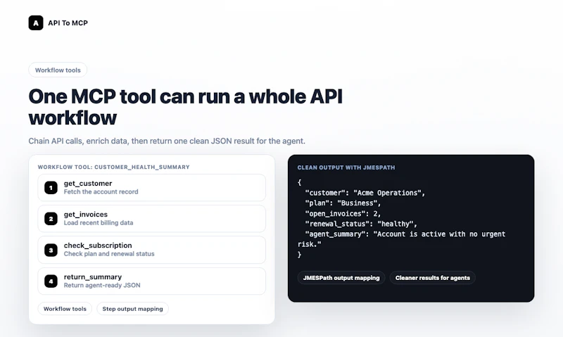 API to MCP screenshot 6