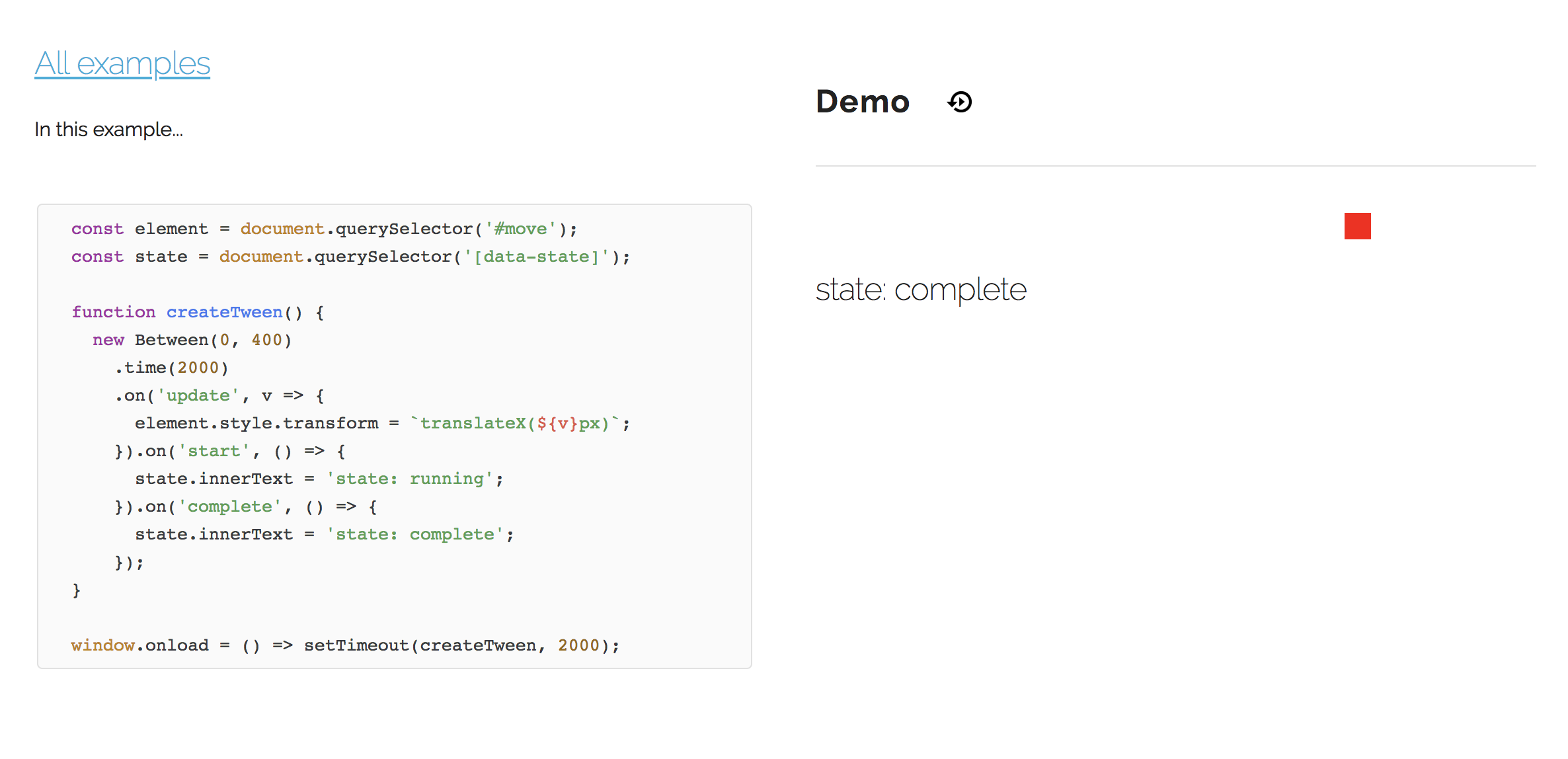 Between.js gallery image