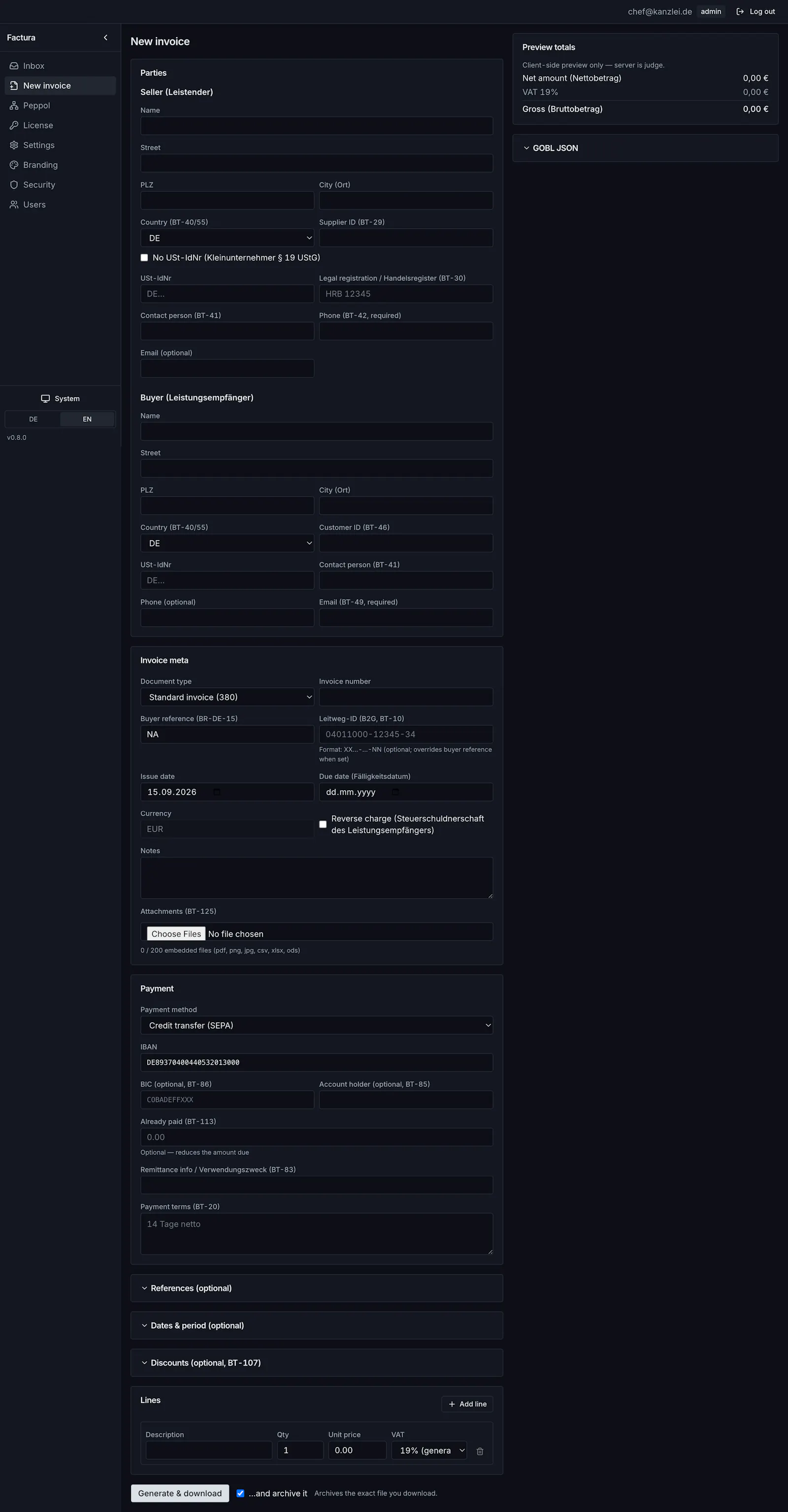Factura screenshot 7