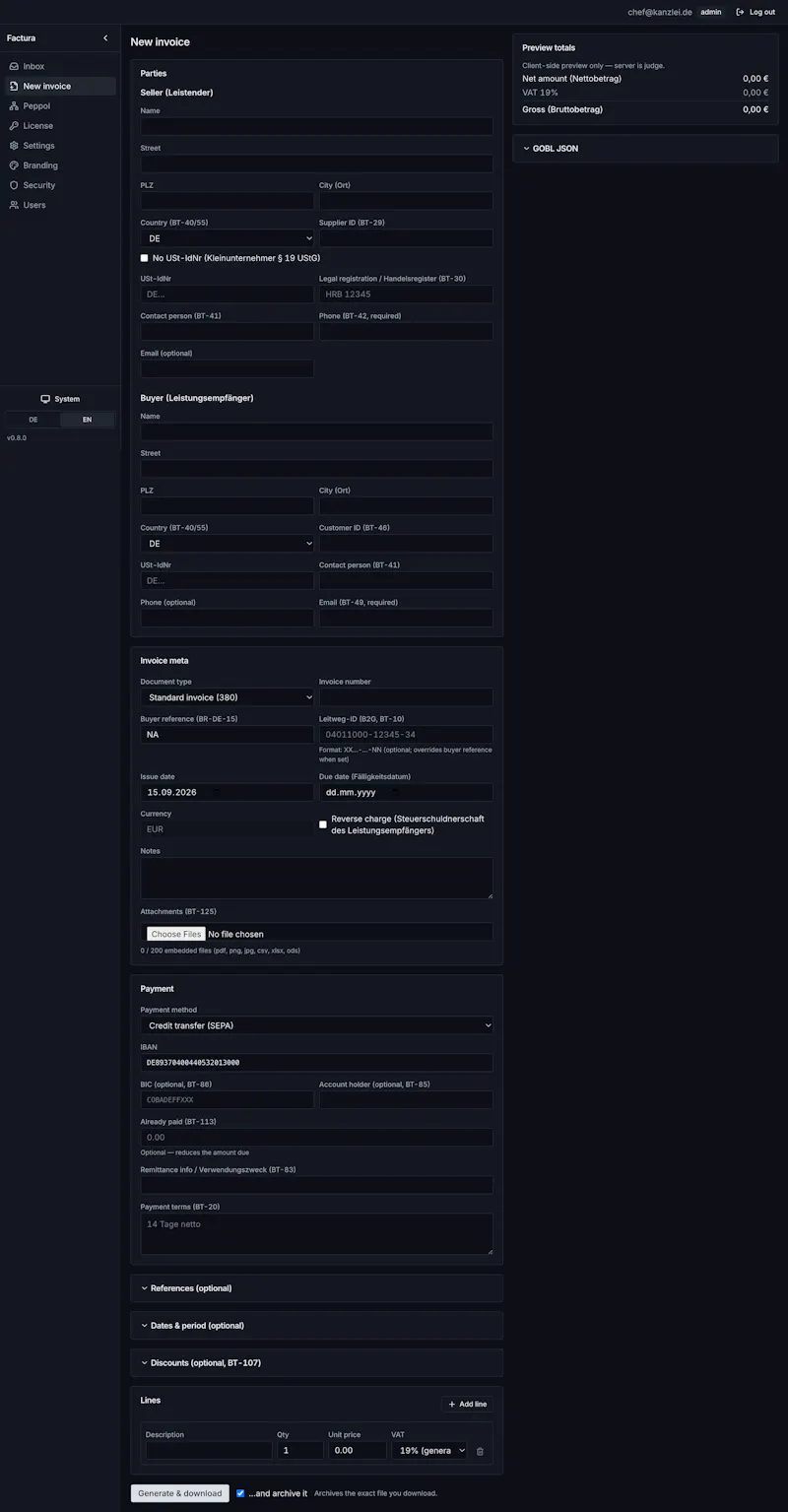 Factura screenshot 7