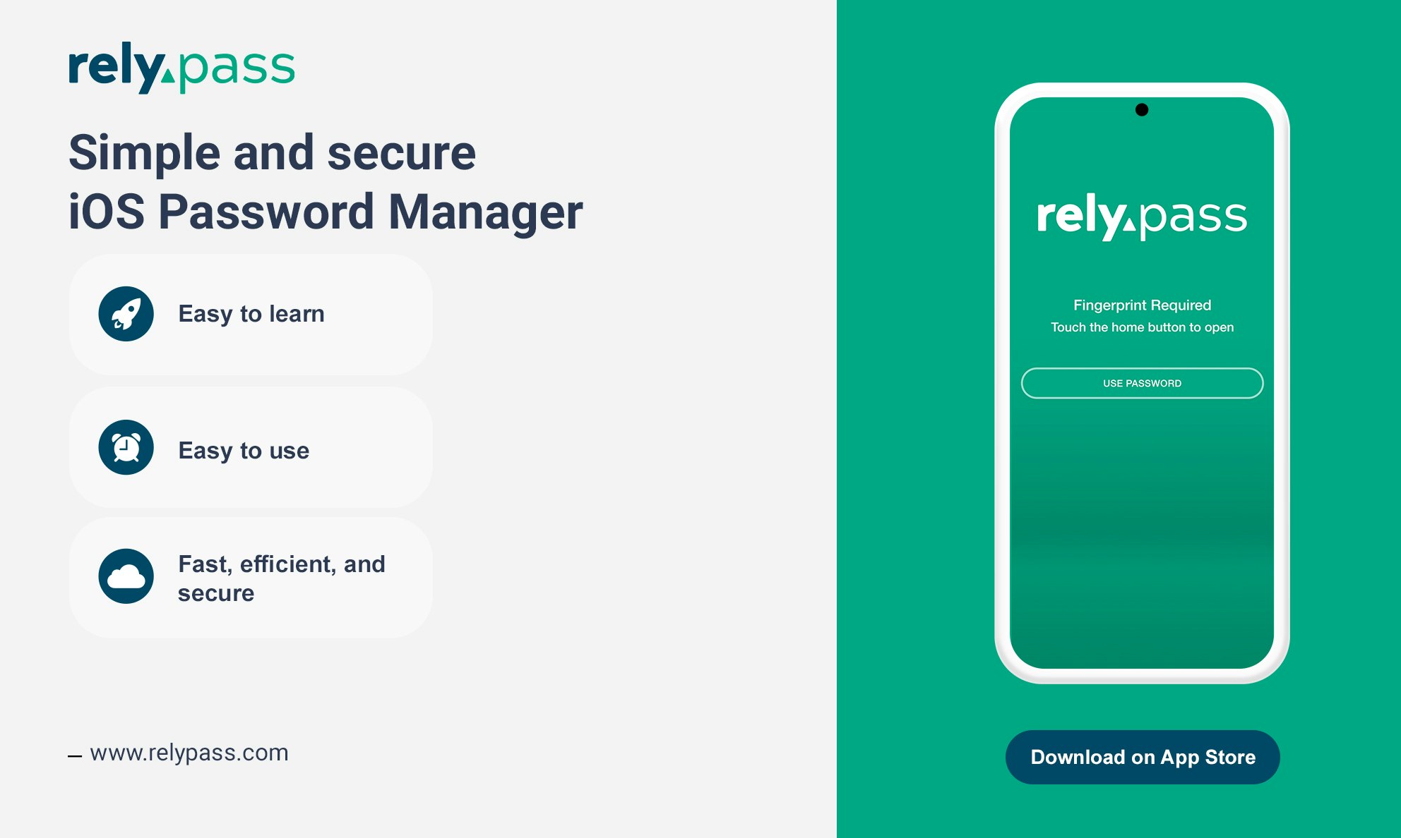 RelyPass: Secure iOS Password Manager | Product Hunt