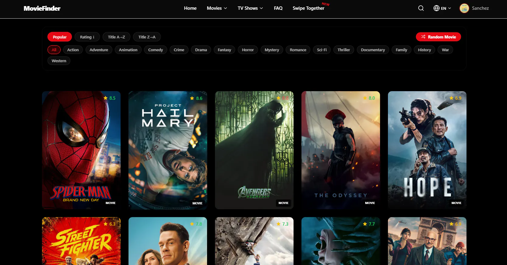 MovieFinder gallery image