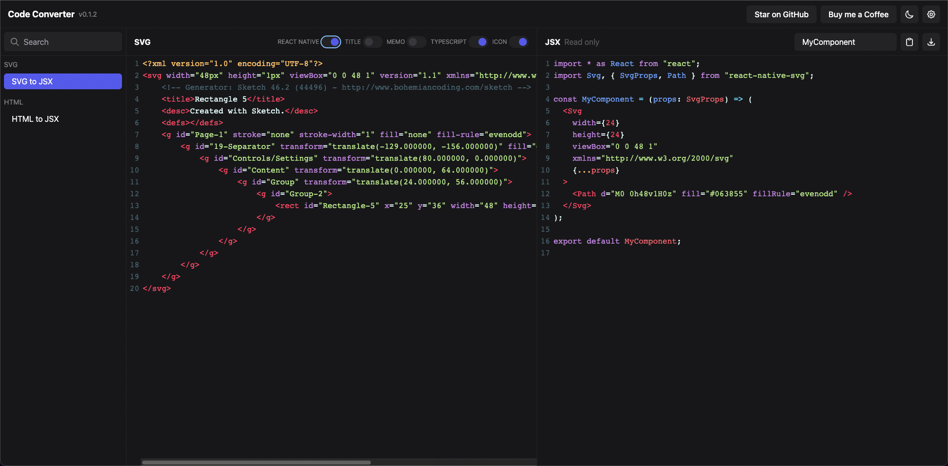 Code Converter gallery image