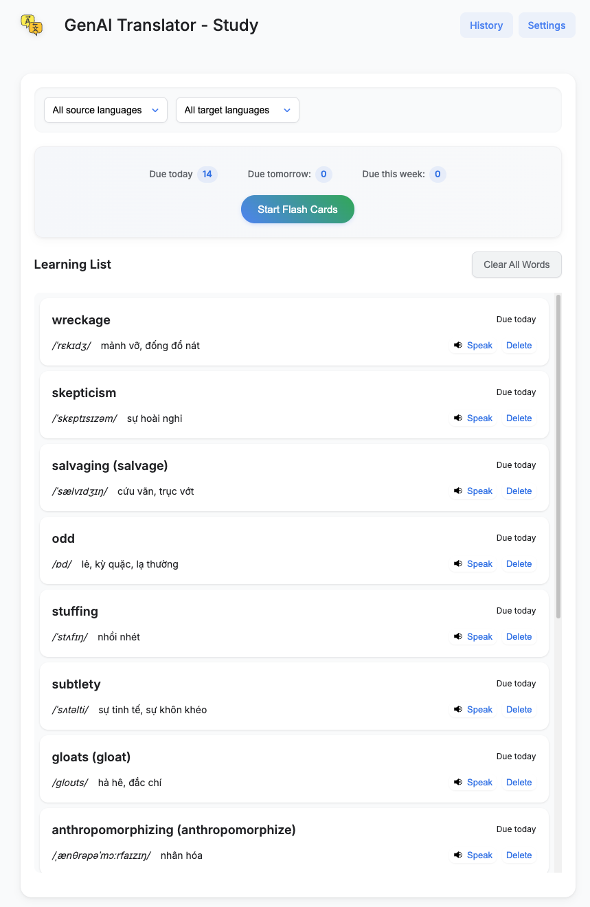 GenAI Translator - Chrome extension media 3