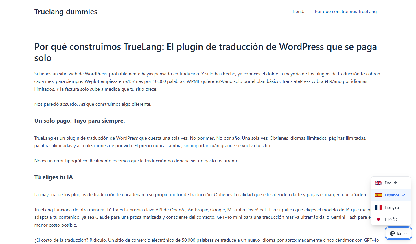 TrueLang gallery image