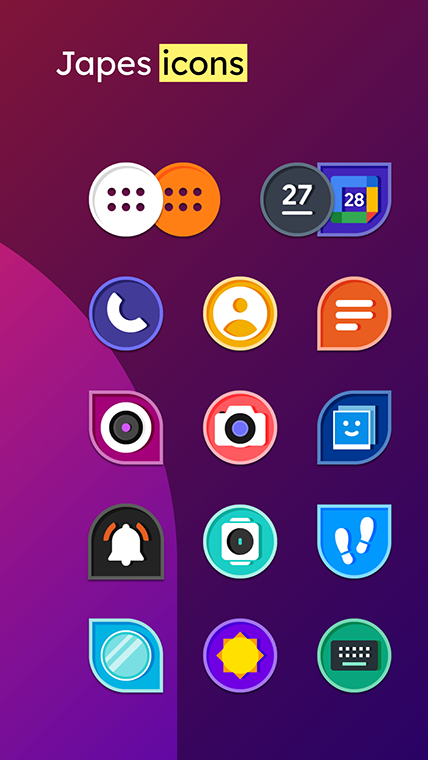 Japes icon pack for Android gallery image