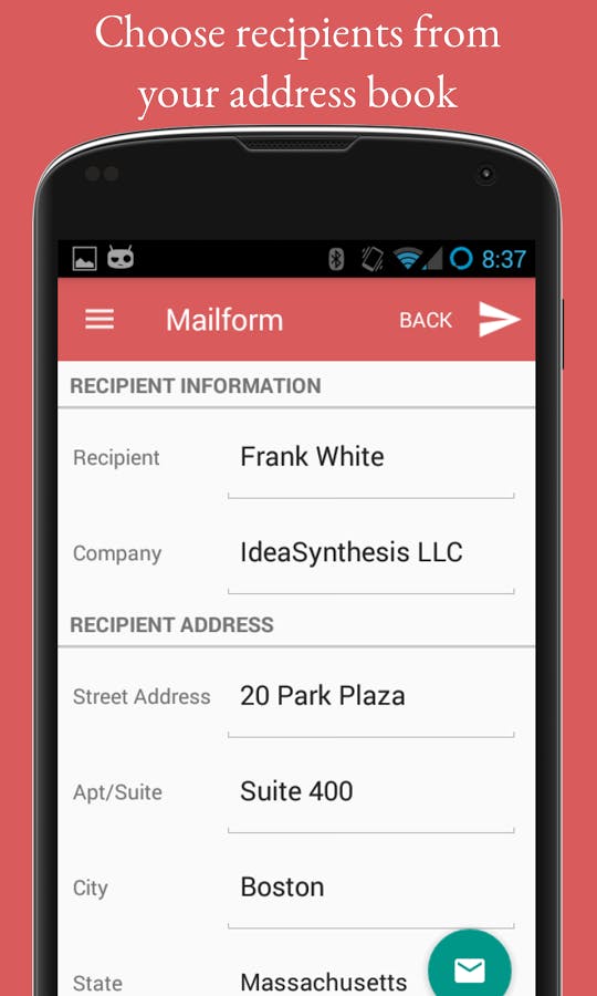 Mailform for Android media 3