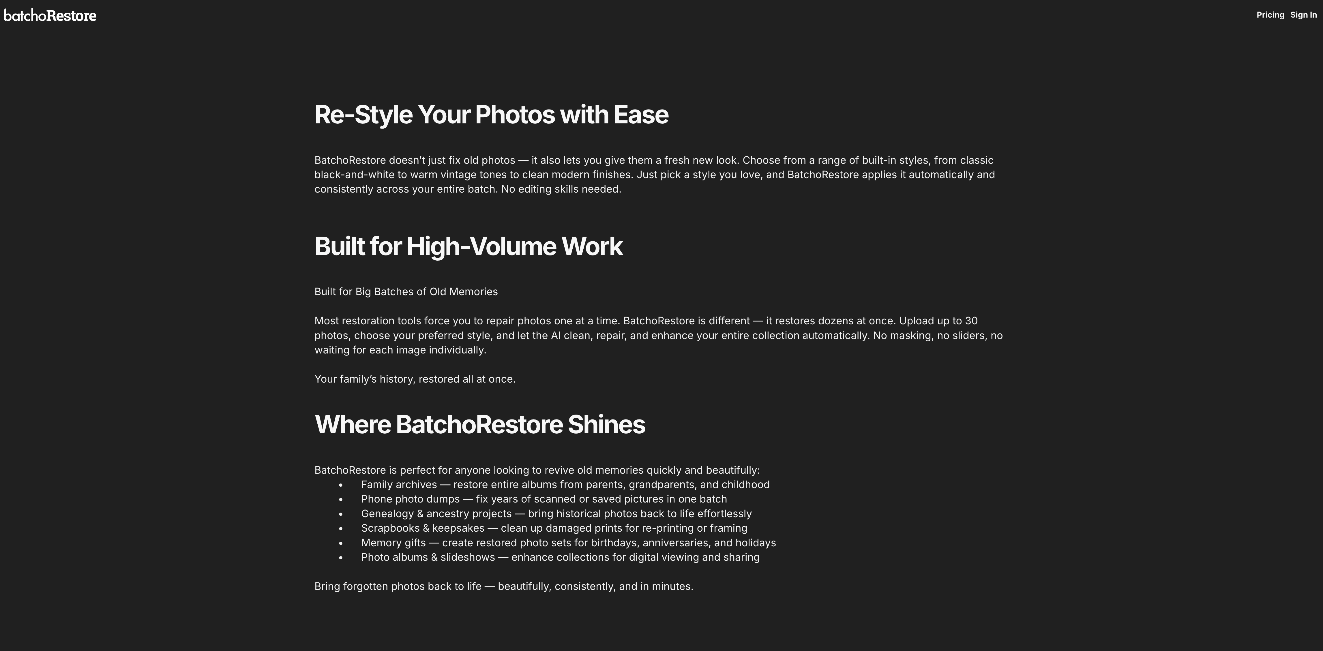 BatchoRestore gallery image