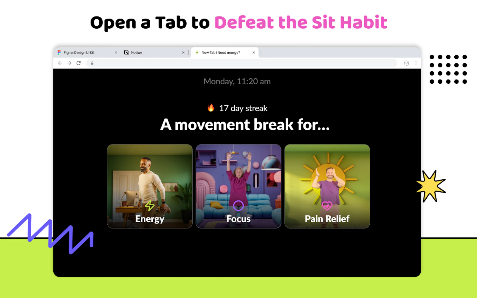 Wakeout Chrome Extension screenshot 2