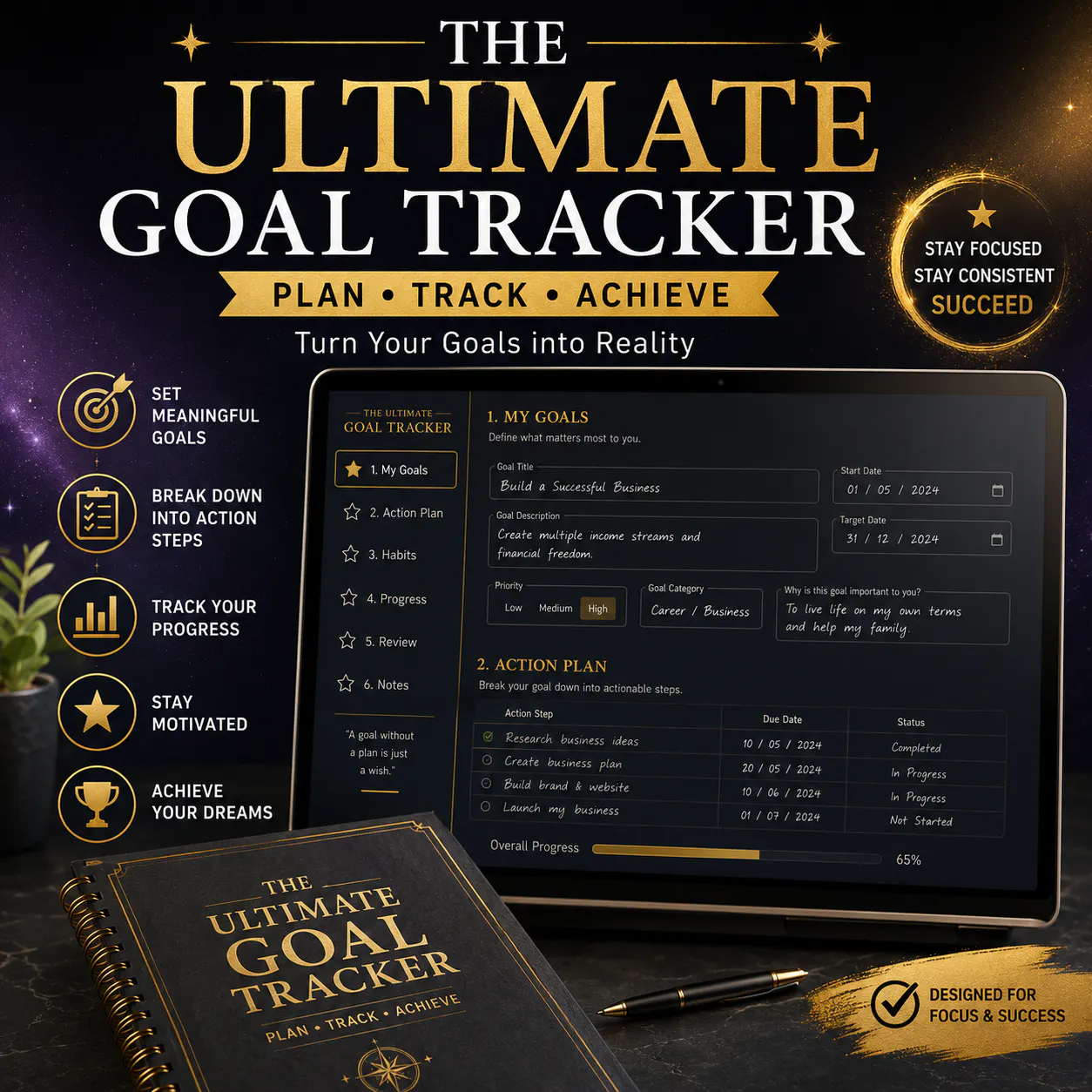 Ultimate Goal Tracker | Never Lose Focus gallery image