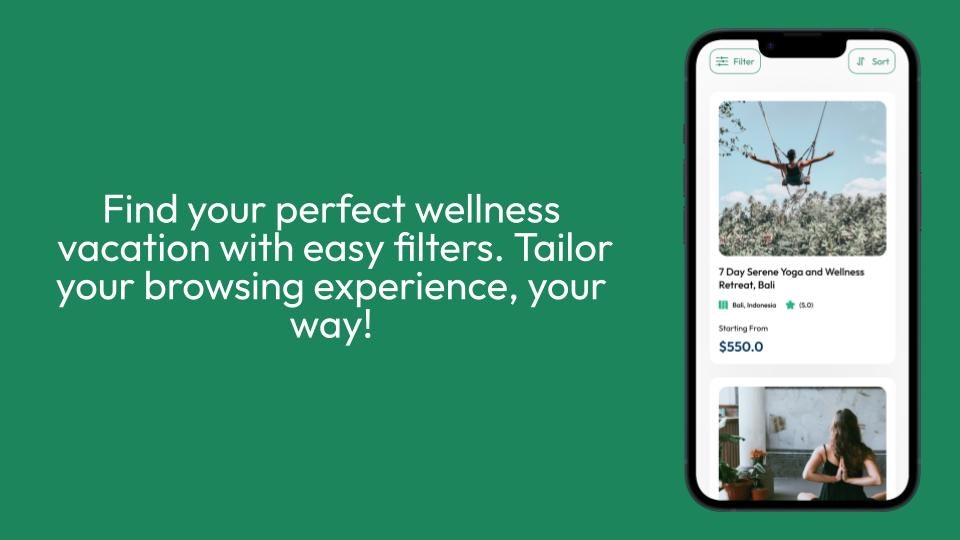 Mídia 3 de Calmtaways - Descubra e reserve férias de bem -estar com curadoria em todo o mundo