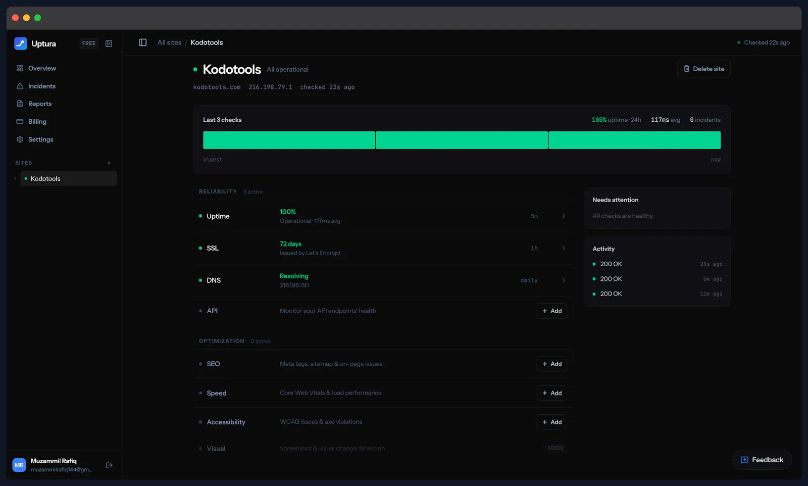 Uptura screenshot 5