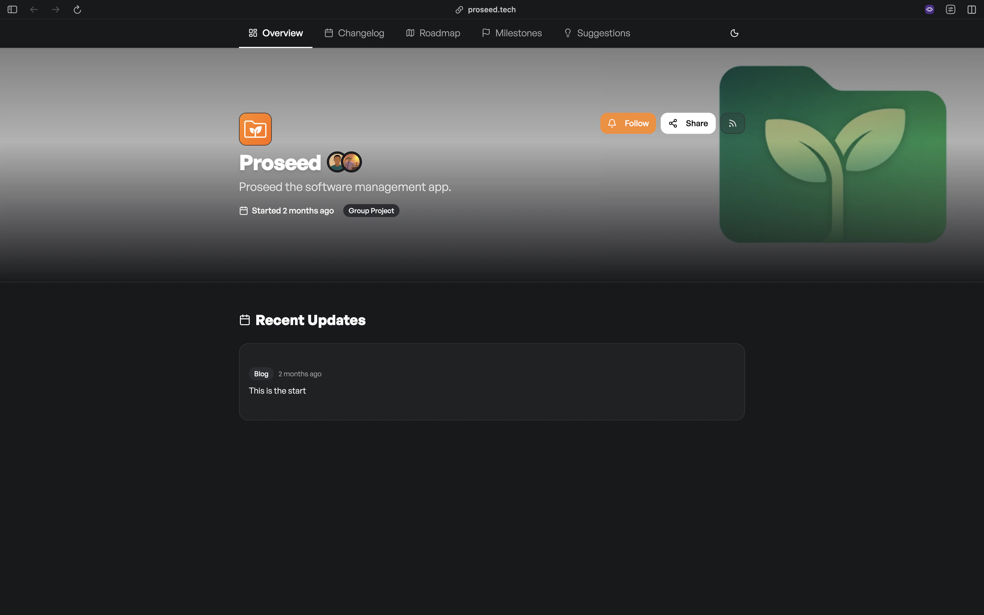 Proseed screenshot 5