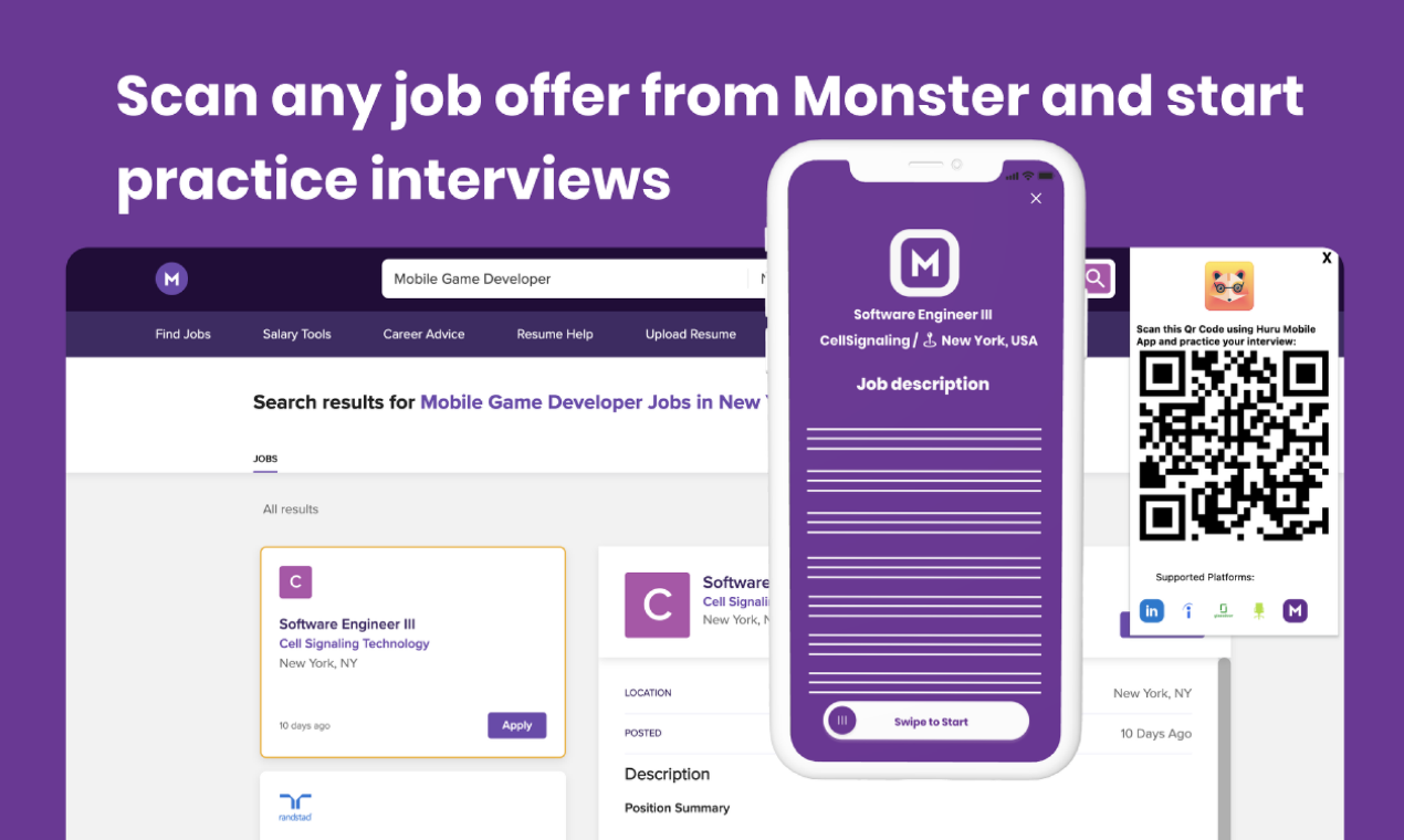 Houding - Onbeperkte interviews, onmiddellijke AI -feedback media 8