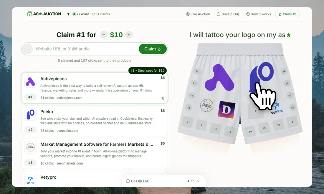 Ass Auction screenshot 1