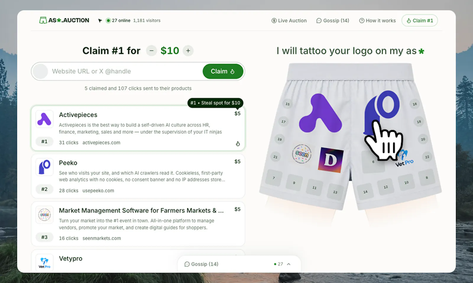 Ass Auction screenshot 2