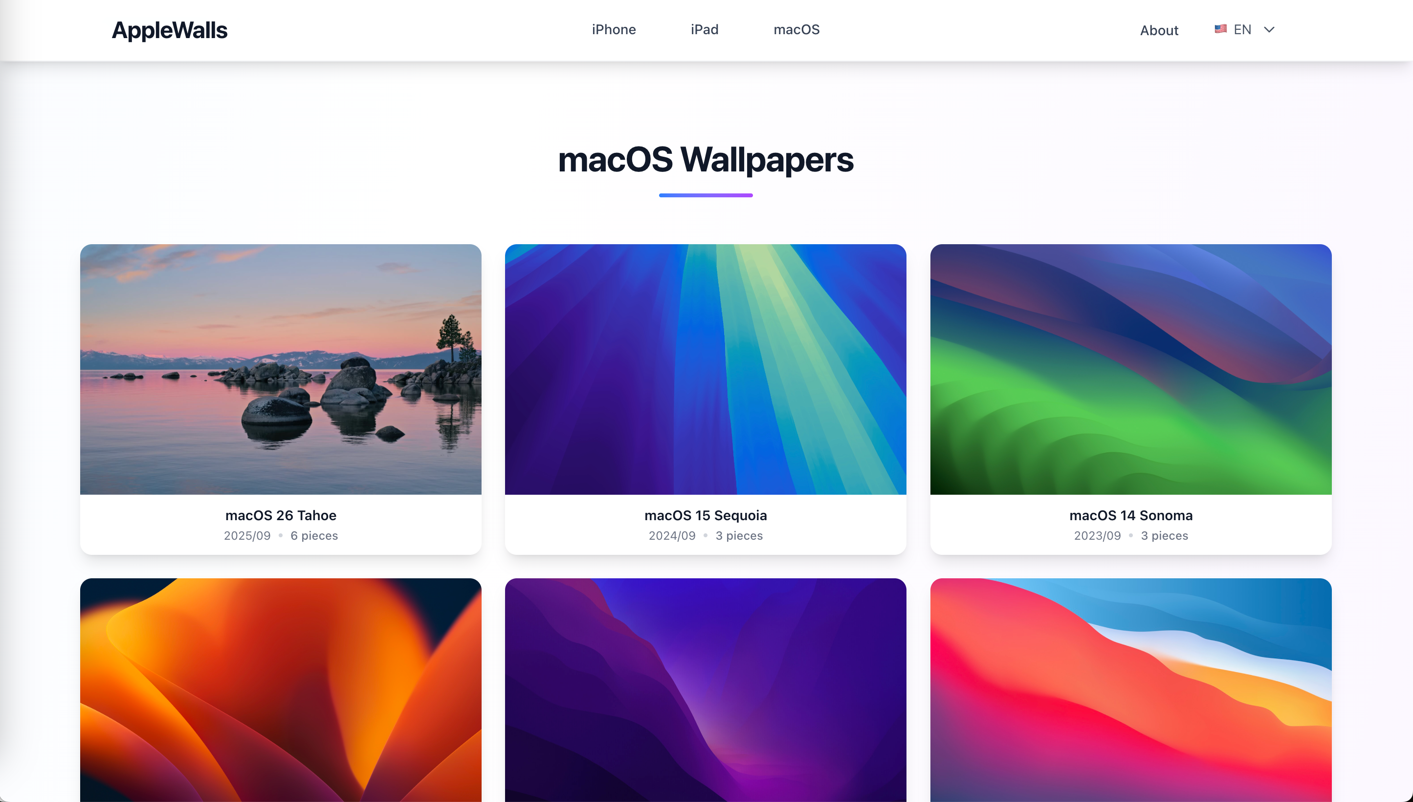 Média Pommes - Fonds d'écran du système iPhone, iPad et iMac 3
