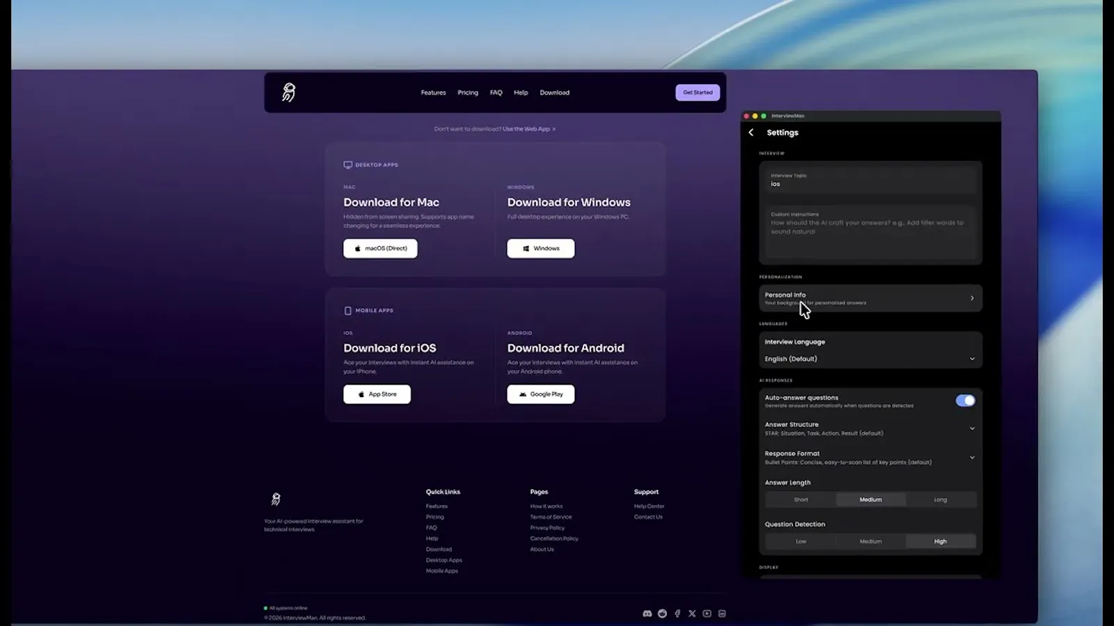 InterviewMan screenshot 1 (video preview)