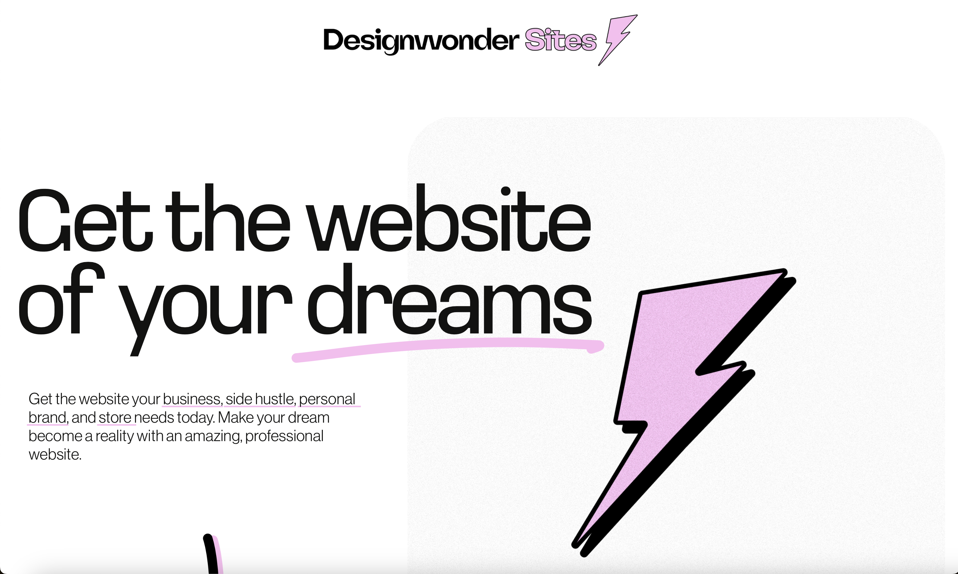 Планы сайтов Designwonder - Получите сайт своей мечты медиа 2