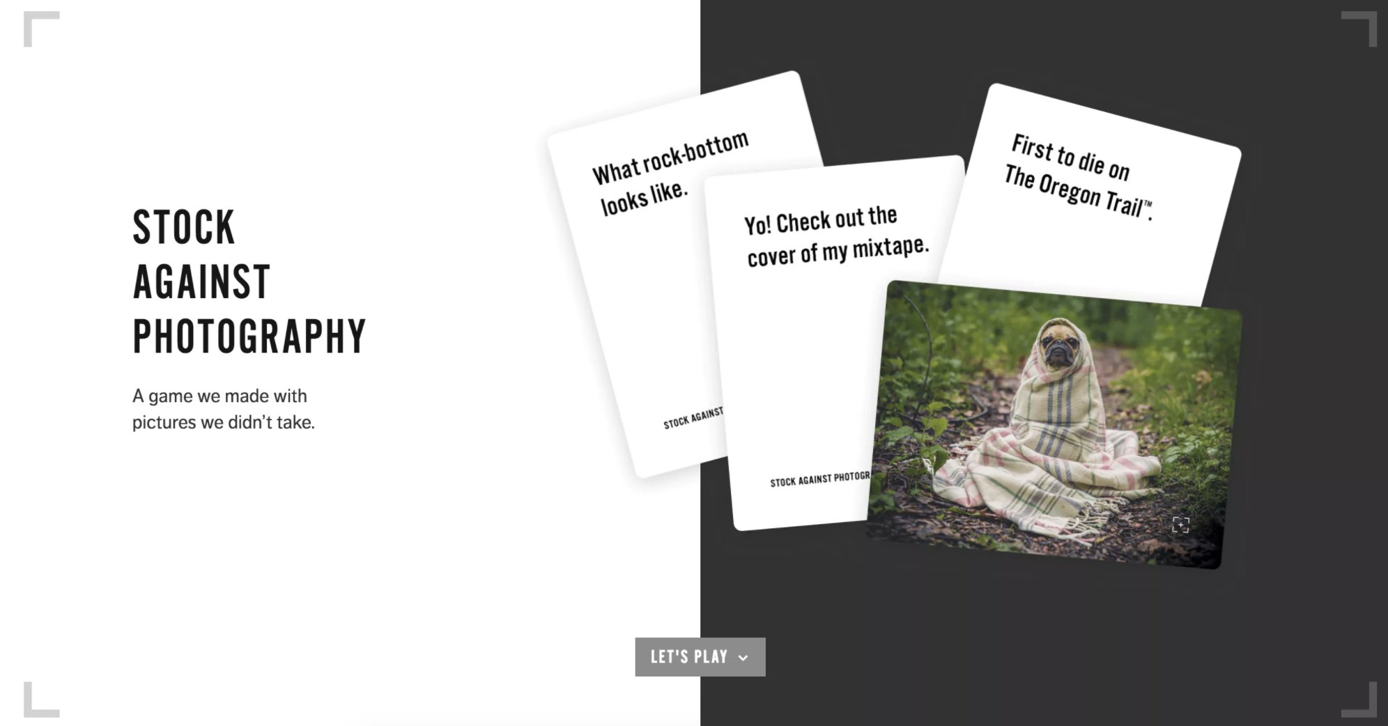 Stock Against Photography Image