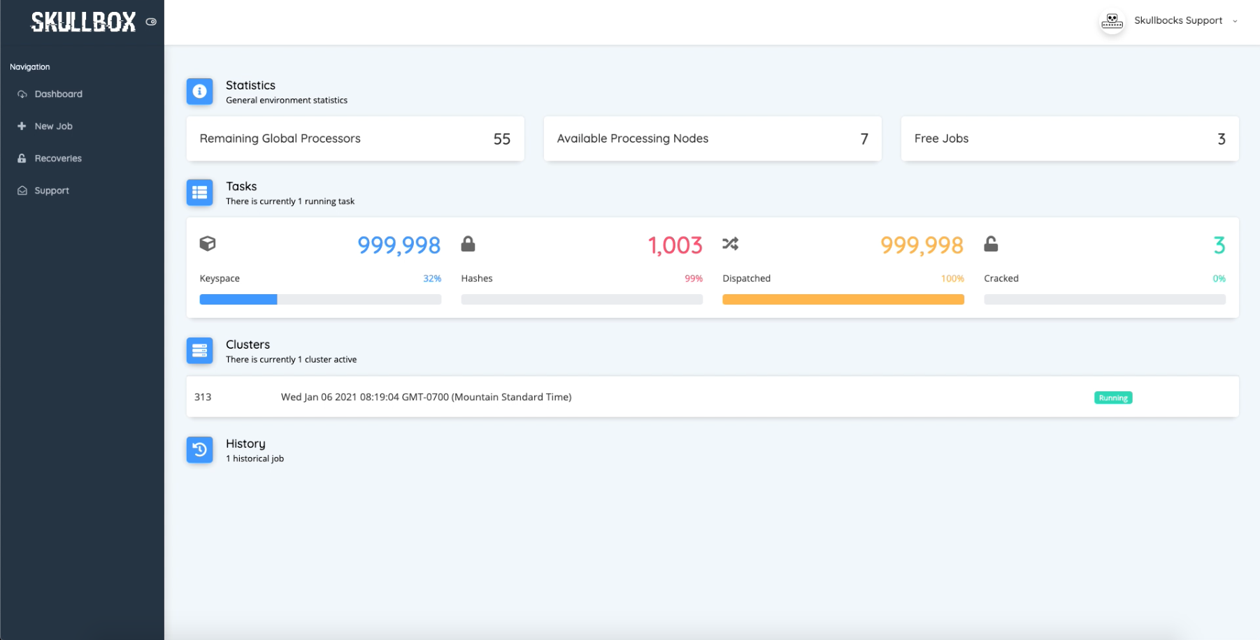 Skullbox - Cloud Based Password Auditing gallery image