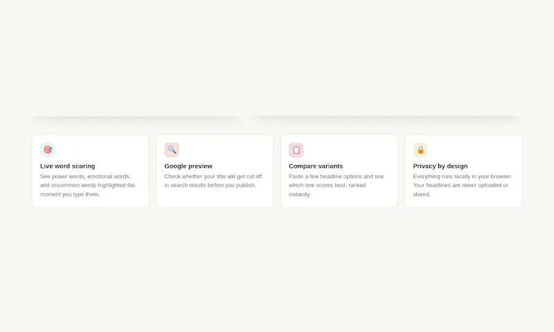 Hook — Headline & Title Analyzer screenshot 4
