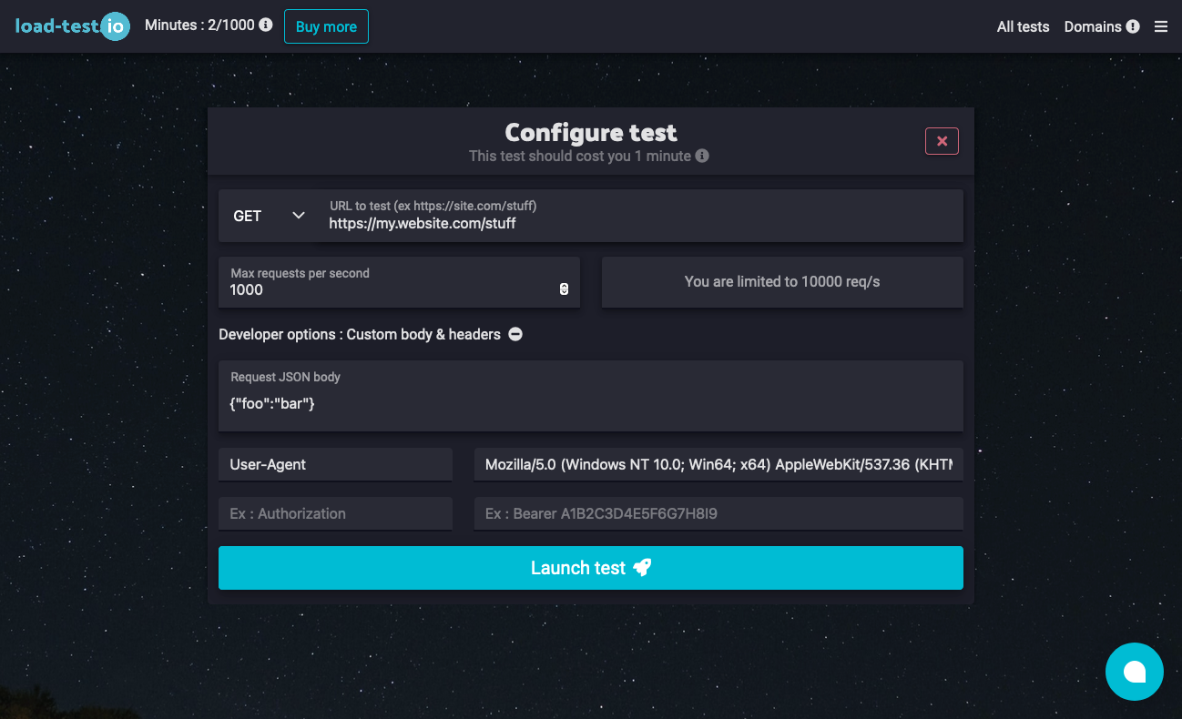 Load-test.io gallery image