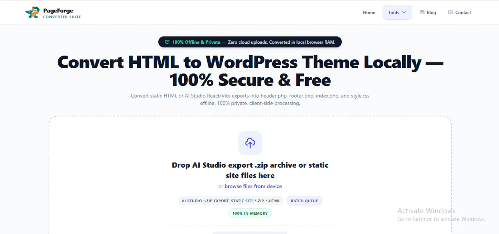 PageForge screenshot 2
