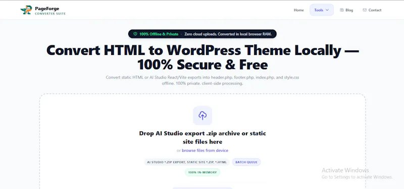 PageForge screenshot 2